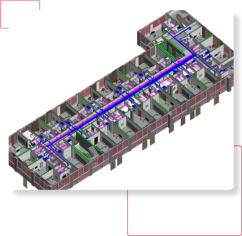 Bim Mechanical Modeling Services Hvac Ducts Revit Mep Drafting Outsourcing Company United Bim