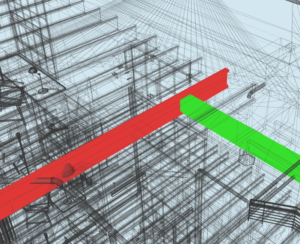 Image of Clash detection for hotel project of structural and MEP