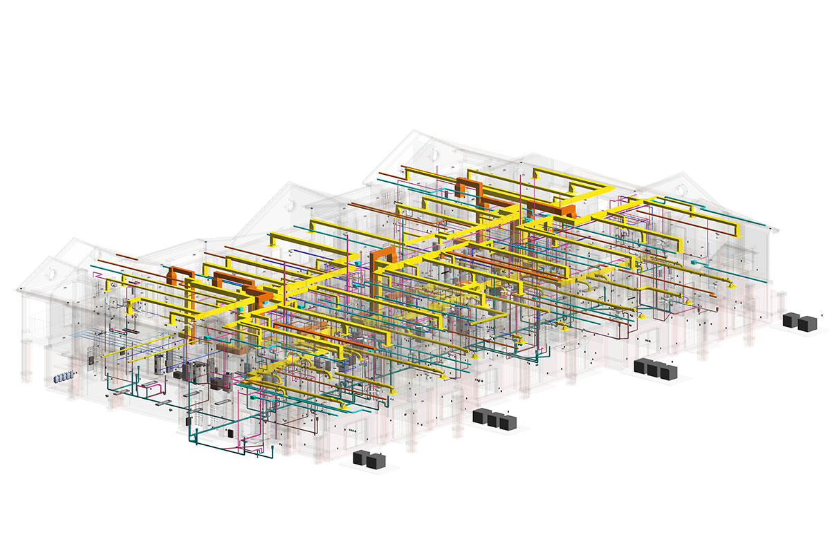 MEPFP-BIM-Modeling & Coordination-Services- in Ohio-by-United-BIM