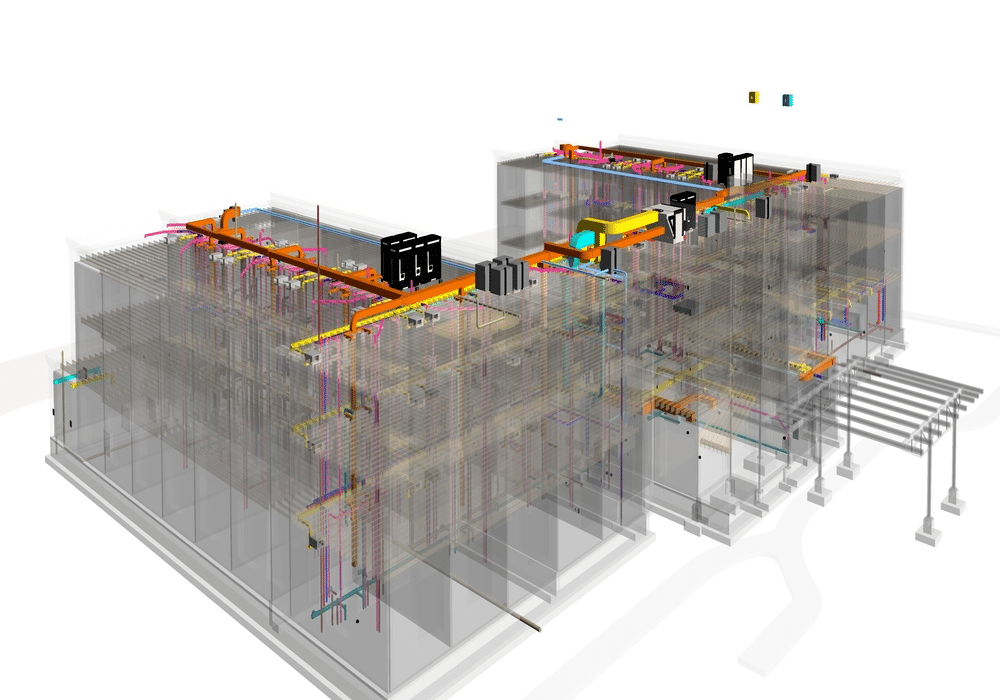 MEP Coordination of Mechanical- Electrical, Plumbing and structural model- Hotel project by United-BIM