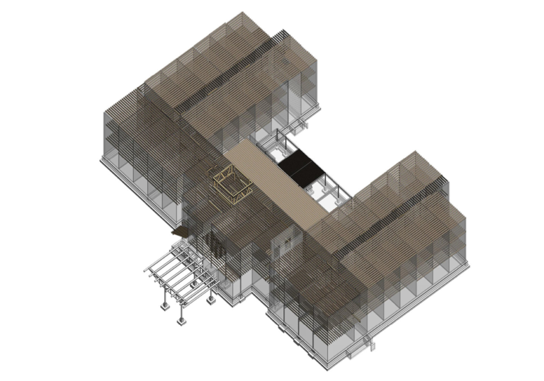 3D Structural BIM Model of a fairfield Inn and Suites hotel- Structural Modeling during BIM implementation during hotel construction project