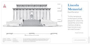 Lincoln Memorial- East Elevation