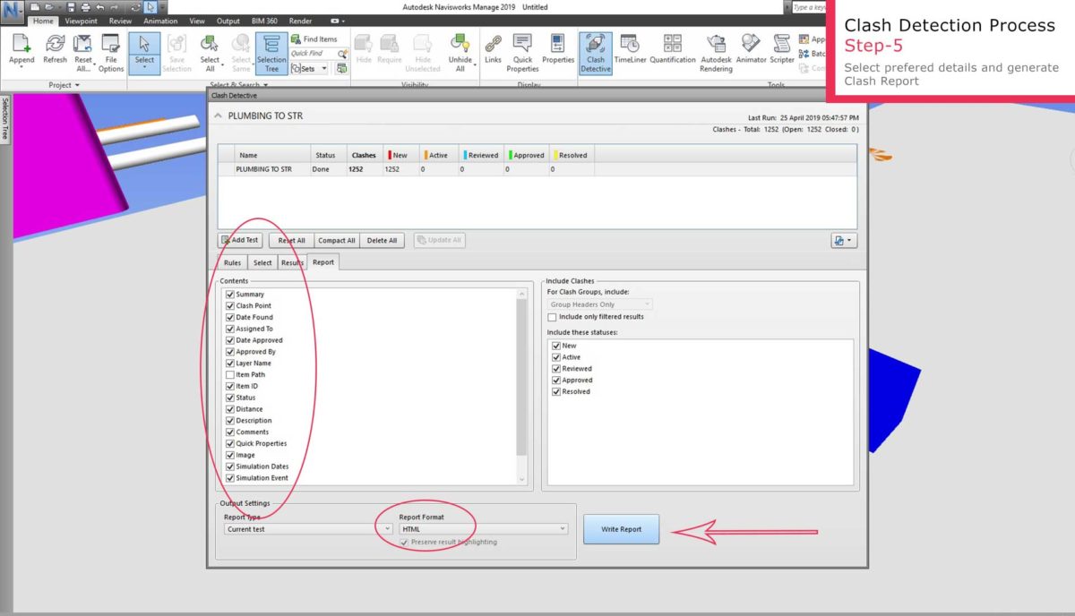 All About Clash Detection With Navisworks - United-BIM