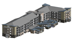 Residence-Inn-Architectural-Model- Revit modeling services