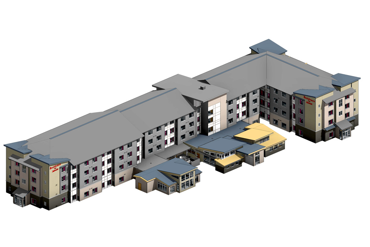 Residence-Inn-Architectural-Modeling-Services-by-United-BIM