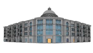 3D-Architectural-Model-of-Restaurant-Building-Project_Revit-Modeling-by-United-BIM