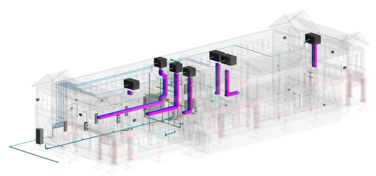 3D-HVAC-BIM-Model-Commercial-Revit-Modeling-by-United-BIM | United-BIM