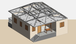 3D-Revit-Model_Roof-Structure-with-Architectural-Model of-Home_Residential-Project-by-United-BIM