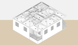 3D-Roof-Structure-Model-with-Architectural-Model-of-Home_Residential-Project