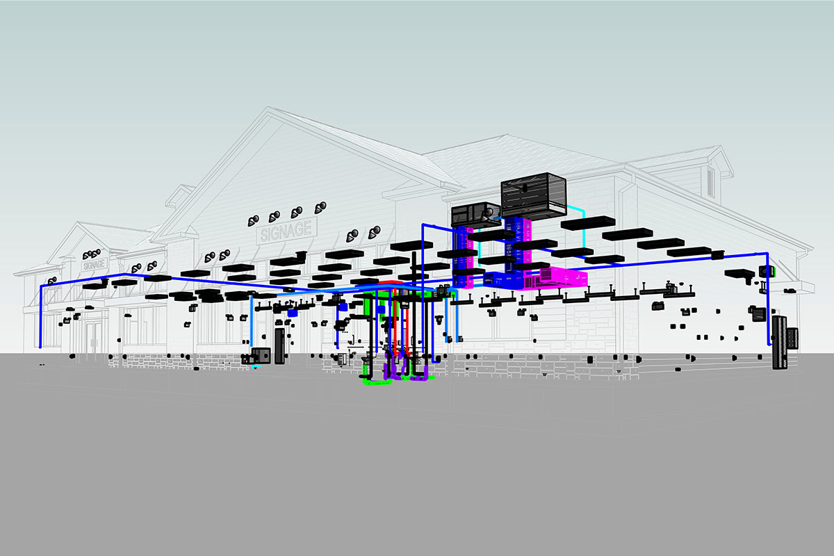 Silver-Lane-Gas-Station-MEPFP-Modeling-Services-by-United-BIM
