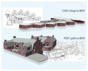 PDF or CAD to BIM Conversion by United-BIM