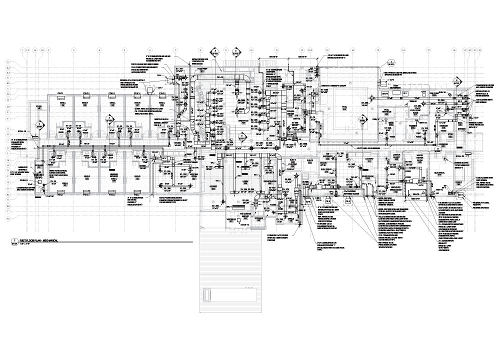 Mechanical drawings by United-BIM