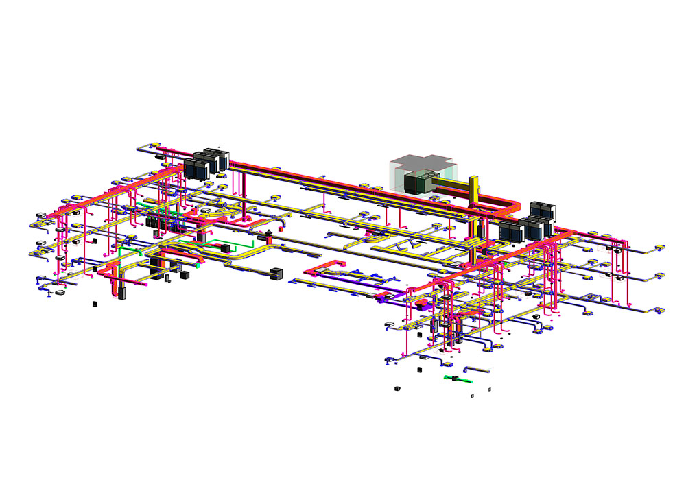 Mechanical modeling and coordination by United-BIM