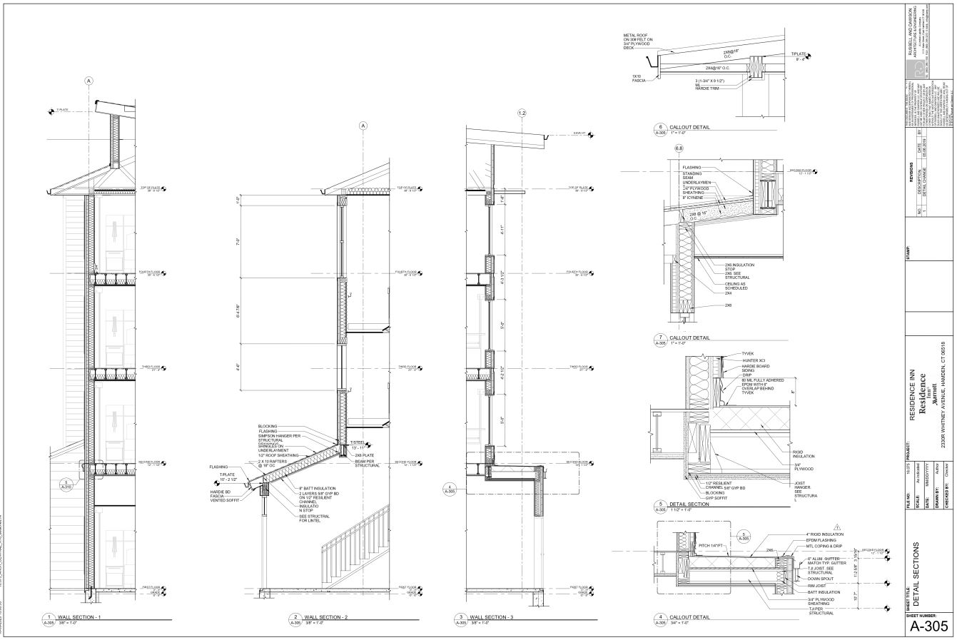Detailed Wall Section Drawings