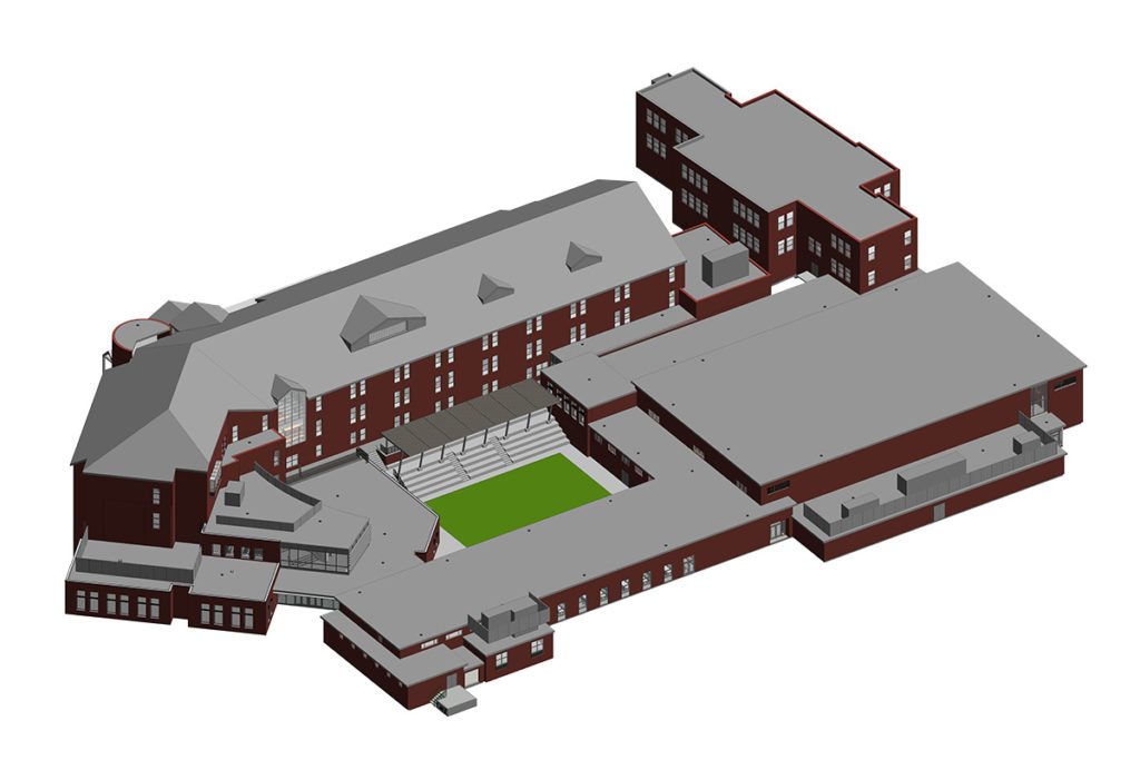 MEPFP Modeling & Clash Detection For A Middle School Project