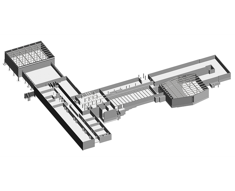 Structural Precast Model Produced by United-BIM Inc