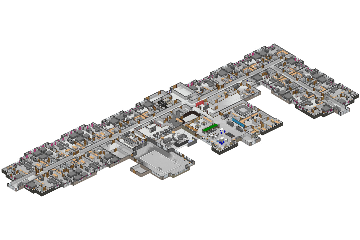 Section BIM Modeling Services in Washington DC by United-BIM