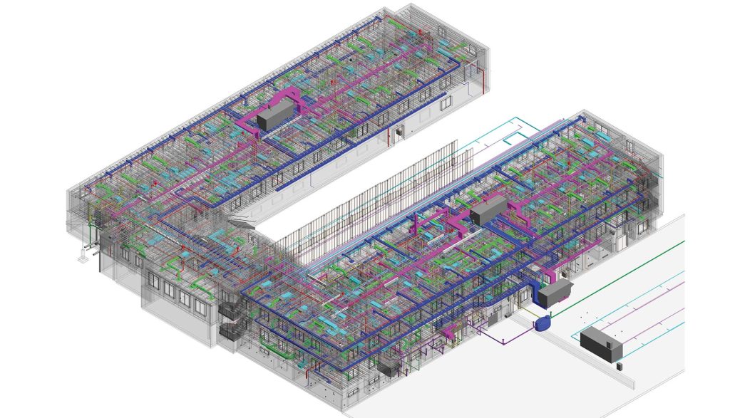 MEP Modeling and Coordination for Boston Medical Center