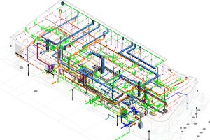 Plumbing Model of Residential Project _United-BIM