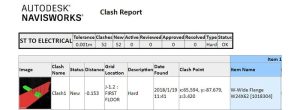 Electrical-to-Structural-Clash-Report-Generated-in-Navisworks-by-United-BIM