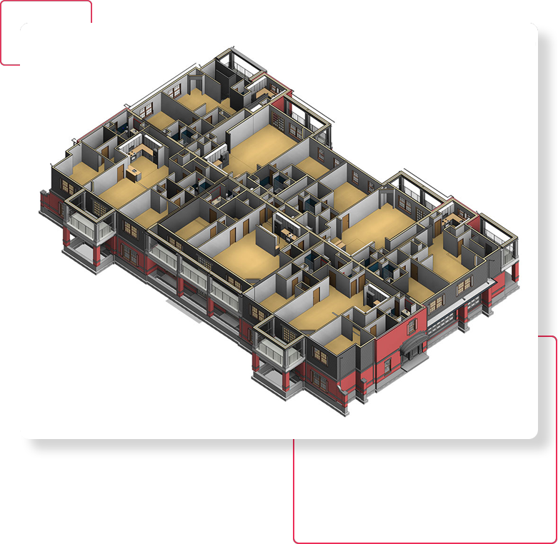 Section-View-BIM-Architectural-Modeling-Services-in-Indiana-by-United-BIM